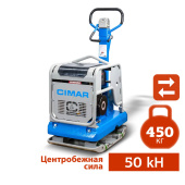 Виброплита реверсивная гидравлическая CIMAR CPC-405 (YANMAR L100)