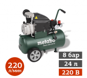 АРЕНДА КОМПРЕССОРА METABO BASIC 250-24W OF в компании ГенПрокат