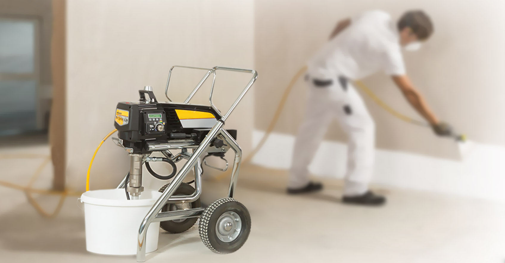 Выравнивание и покраска стен в коммерческих помещениях