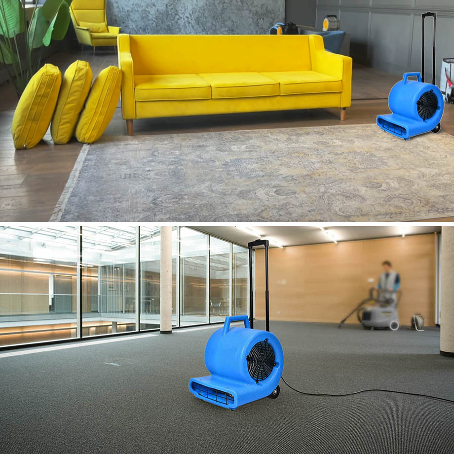 Аренда вентилятора для сушки ковров и напольных покрытий H6802 в компании ГенПрокат