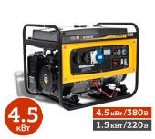 АРЕНДА БЕНЗИНОВОЙ ЭЛЕКТРОСТАНЦИИ KIPOR KGE6500X3 в компании ГенПрокат