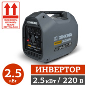 Аренда бензинового генератора инверторного Dinking DK2500iC в компании ГенПрокат