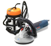 Аренда BOSCH GBR 15 CA +  пылесос REDVERG RD-VC 7260 в компании ГенПрокат