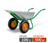 Аренда садово-строительной двухколесной тачки, 300 кг в компании ГенПрокат