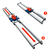 Аренда телескопической виброрейки ЭВ-403-04 в компании ГенПрокат